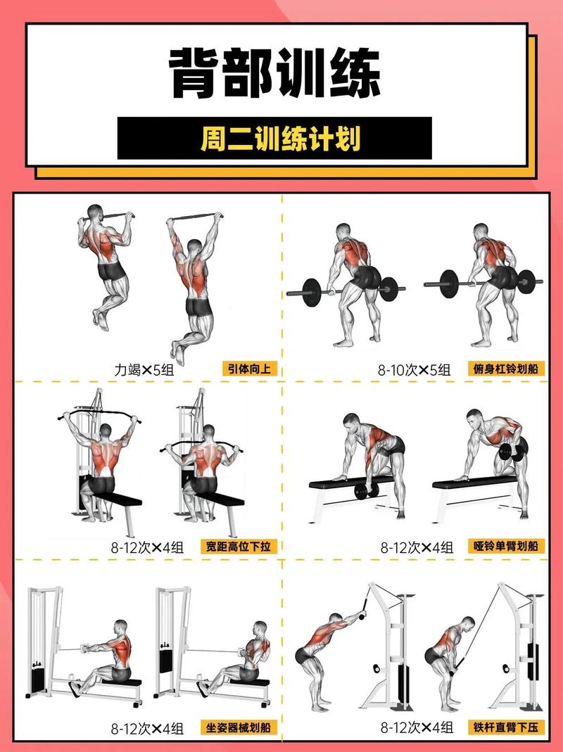 18个背部训练动作图片_椅子瑜伽垫搞定，缓解颈肩不适