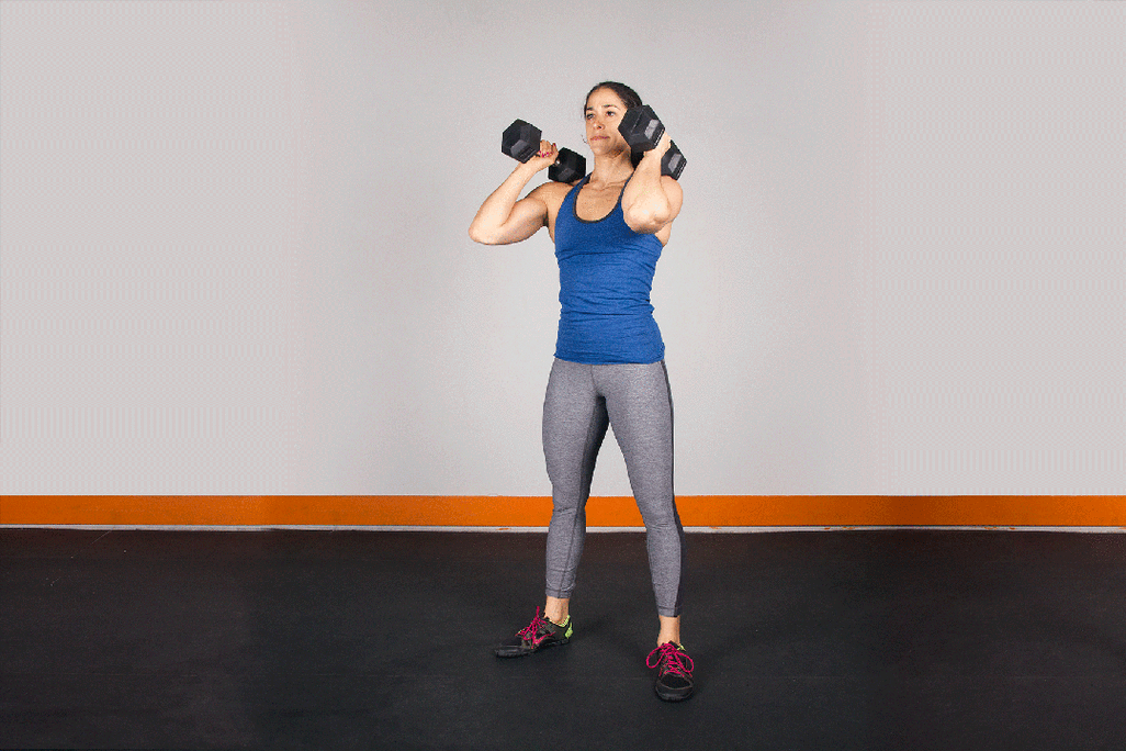 女子哑铃经典8个动作_哑铃练胸八大动作，老人宜用，练后及时补营养