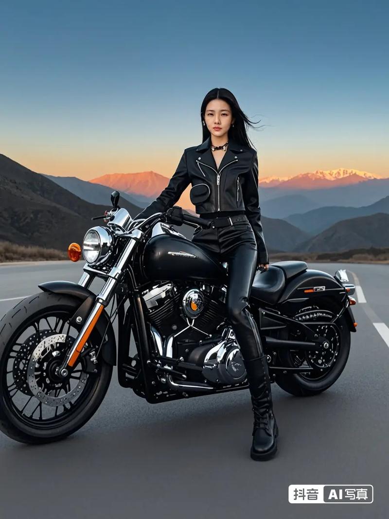 机车服配什么裤子最好看_机车服搭工装裤铅笔裤，穿出街头时尚感！