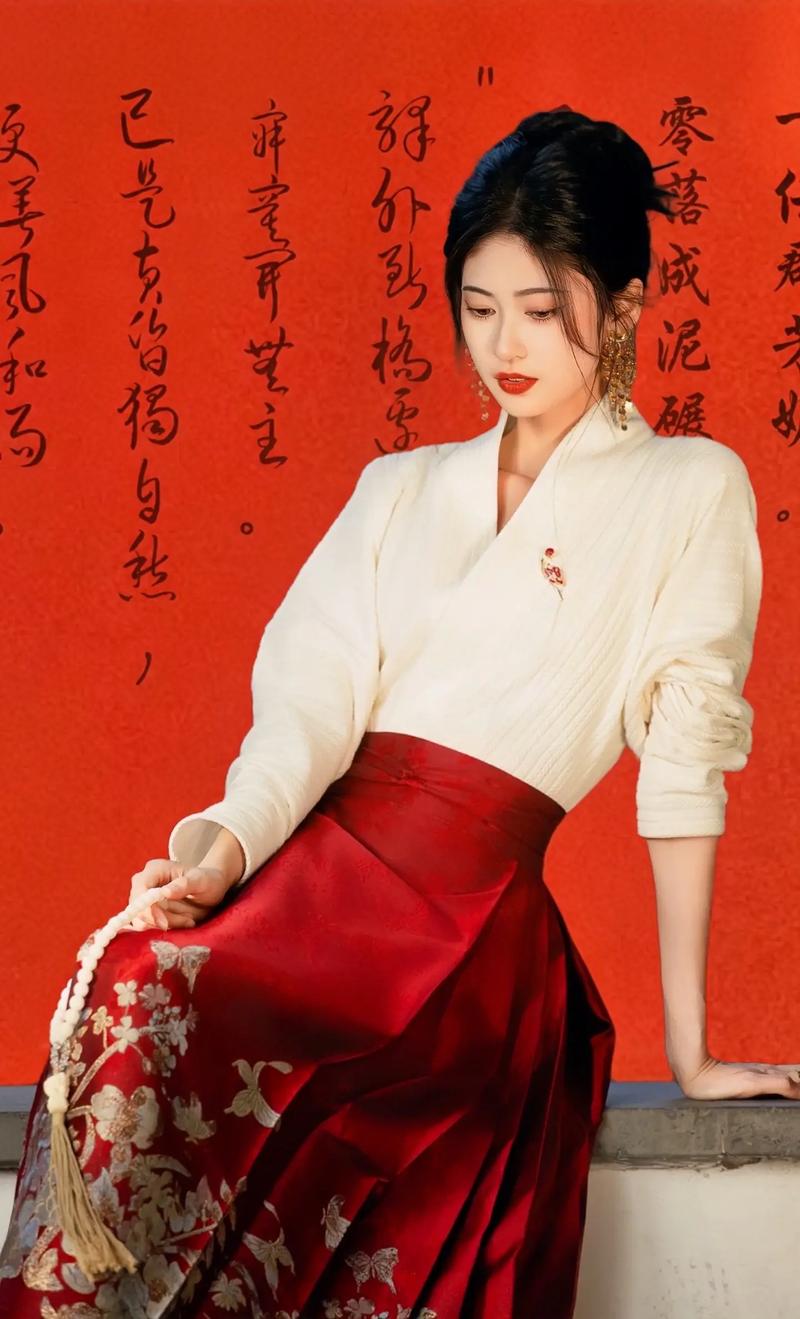 马面裙搭配现代上衣_古风回潮，时尚新宠