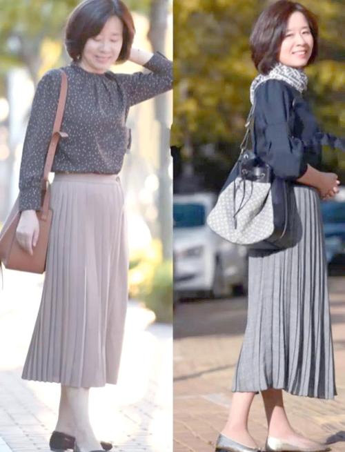 五十岁女人能穿百褶短裙吗_五十岁优雅穿百褶裙，自信显魅力