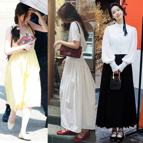 长裙搭配图片鞋子_风格场合与个性全攻略