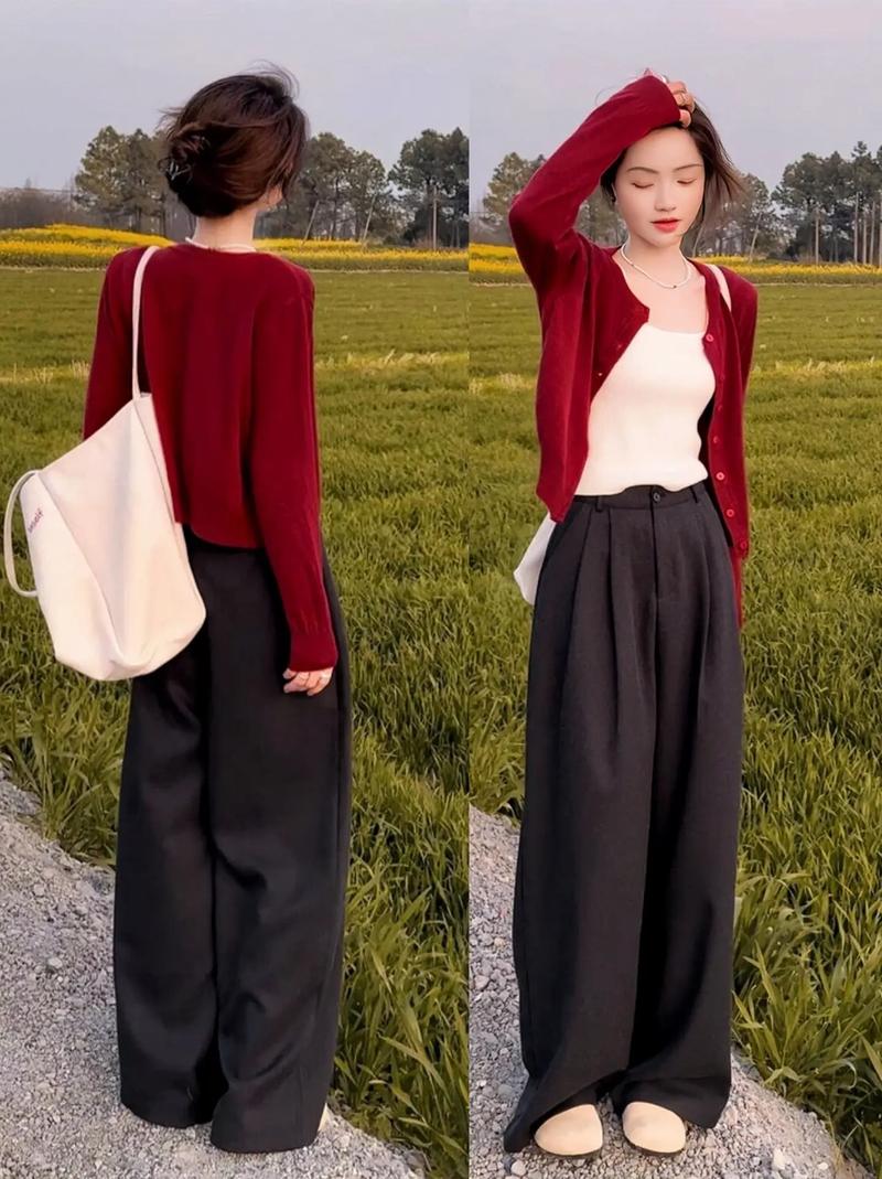 安哥拉红短外套配什么内搭_安哥拉红外套多色搭配，风格多变显气质