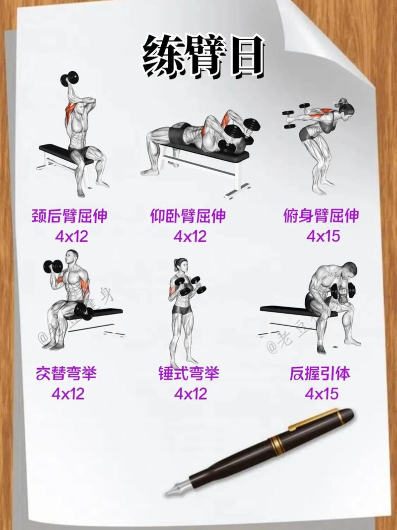 19个哑铃健身动作_家用哑铃，全身锻炼，增肌塑形！