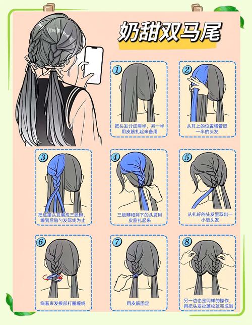 编马尾辫的各种扎法_低马尾新编法，蓬松又减龄
