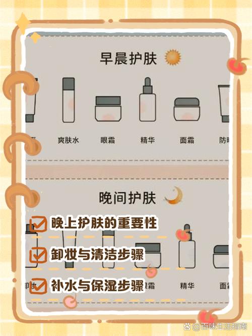 睡前护肤精华霜乳的涂抹顺序_温和洁面护肤全攻略