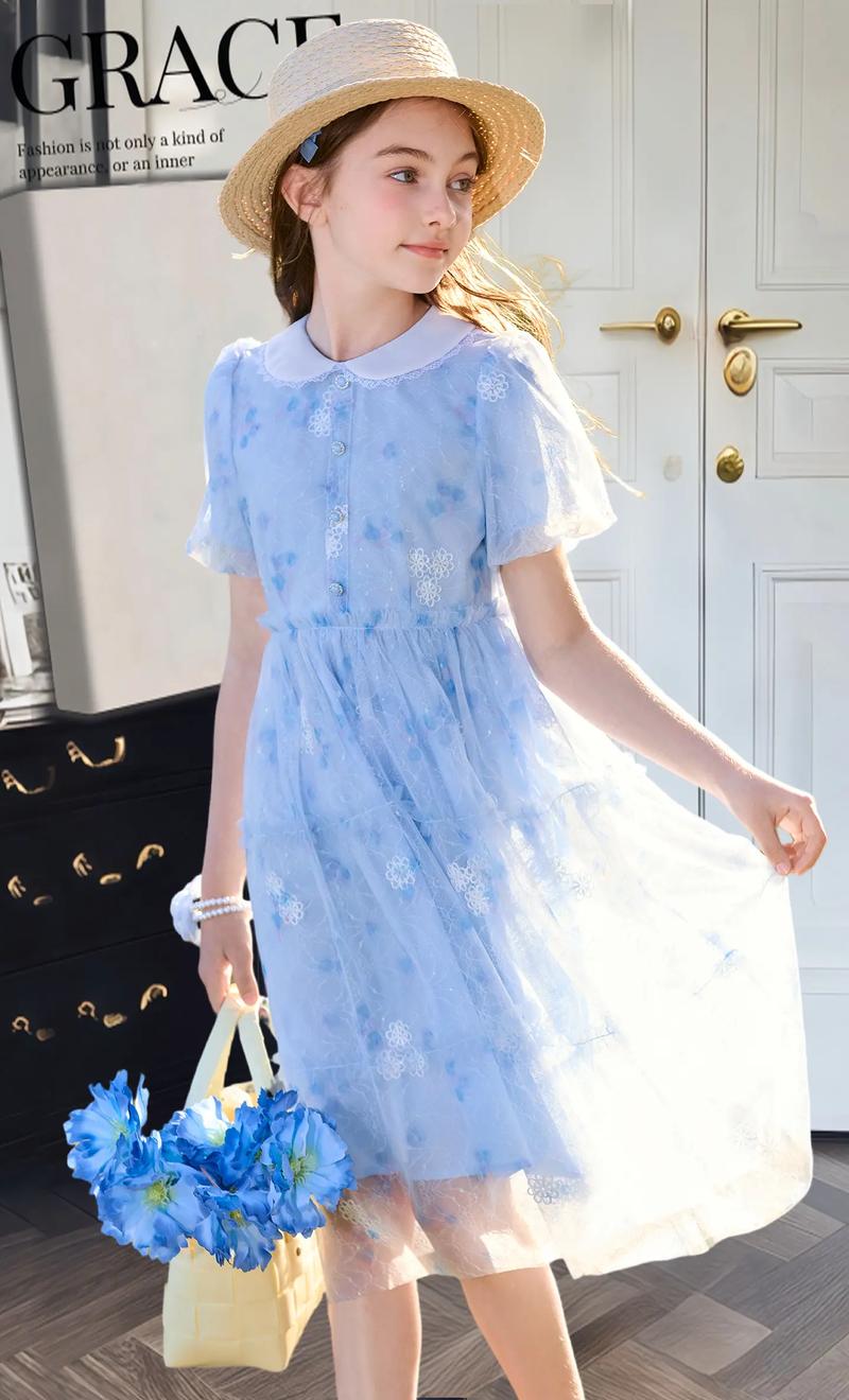 浅蓝色连衣裙配什么颜色腰带_浅蓝裙配腰带，时尚百搭！