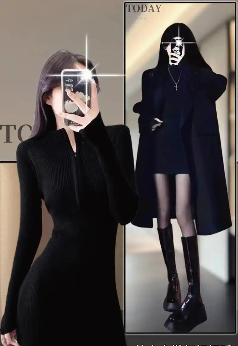 女孩黑色皮鞋配什么袜子_低帮显腿长，深灰蓝个性，同色显修长