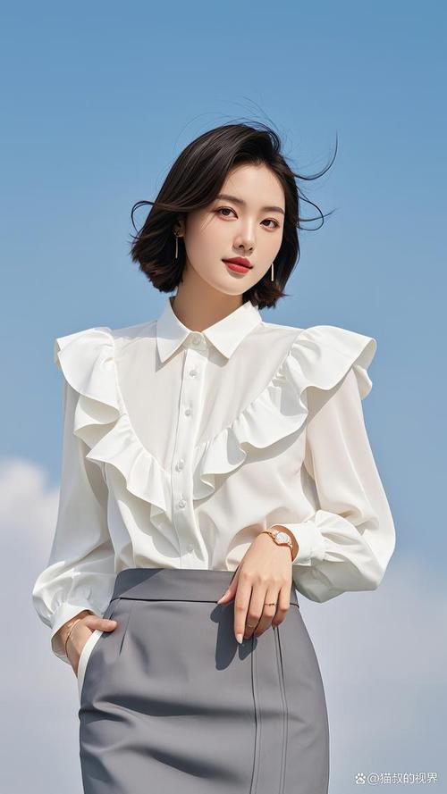 浅灰裙子最佳配色_浅灰半裙百变穿搭，气质高级选它