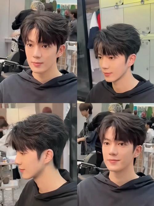 男方形脸适合发型_蓬松曲线显柔和