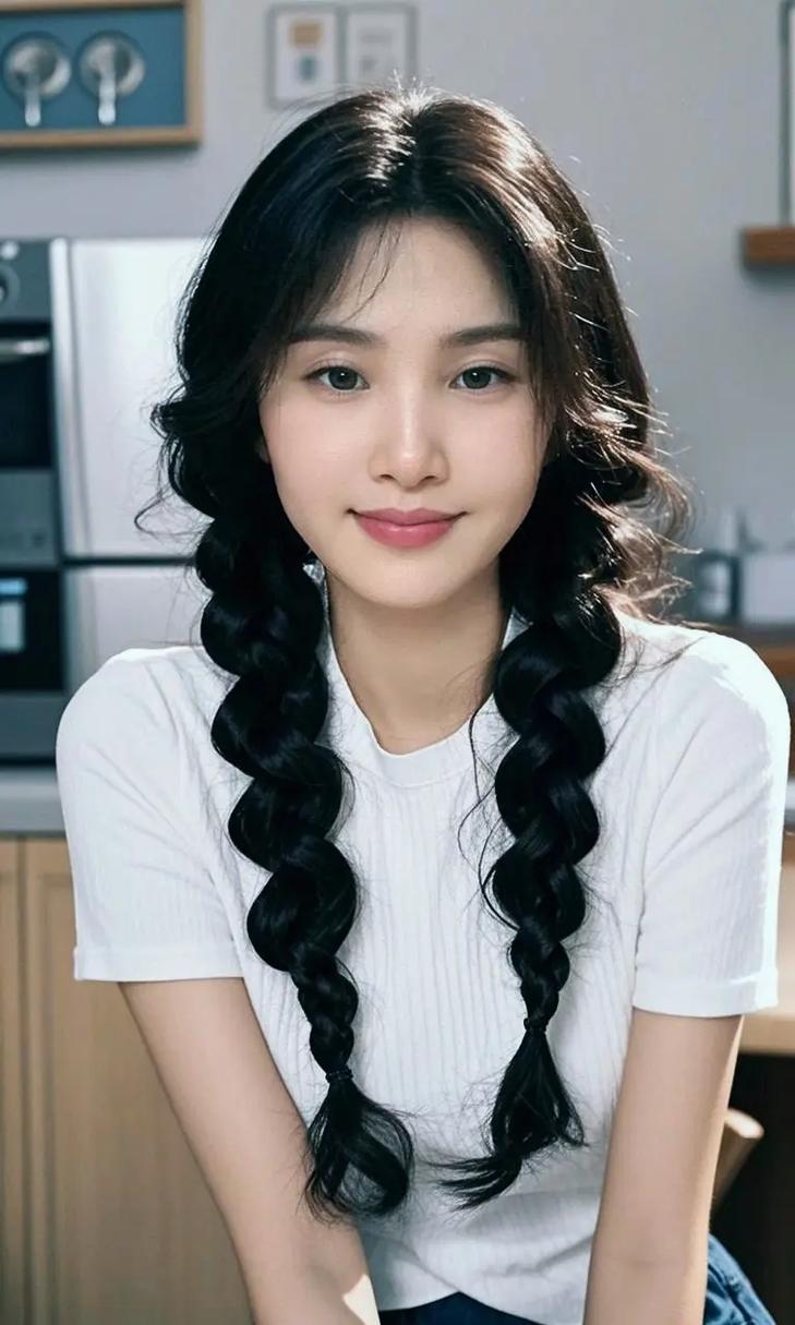 扎两个辫子在两侧是什么发型_亚洲流行双辫子，可爱显青春，编法简单多变！