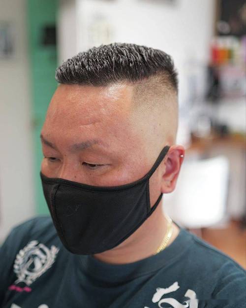 只留头顶的发型叫什么_卡尺头莫西干寸头各有特色