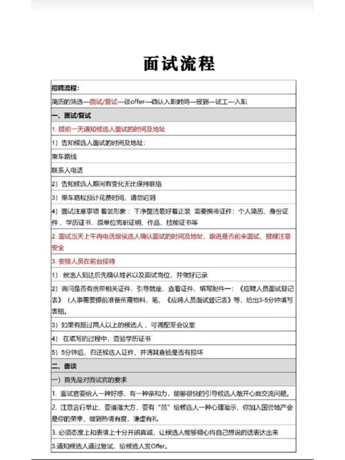 面试员工的基本几个步骤_提前确认专业沟通评估素质明确结果