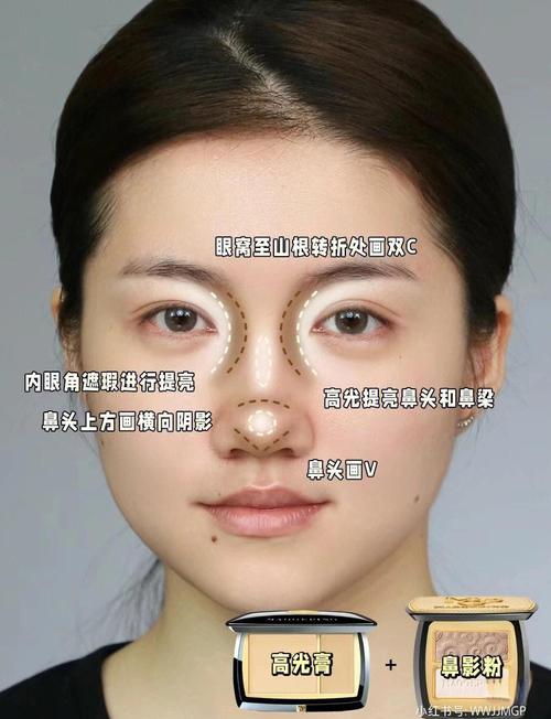 鼻头大怎么化妆显得小_化妆技巧让大鼻子变精致