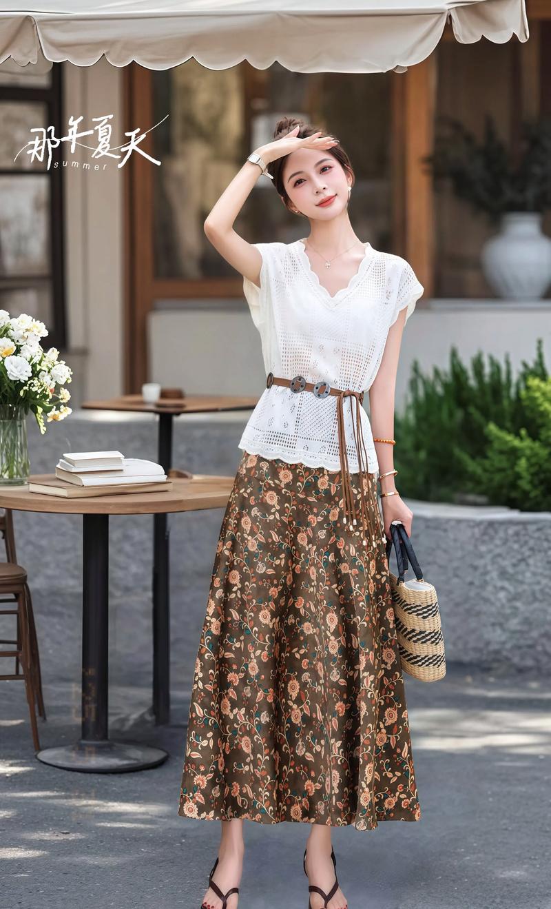 波西米亚裙配什么鞋子_波西米亚长裙搭帆布鞋，随性又时尚！