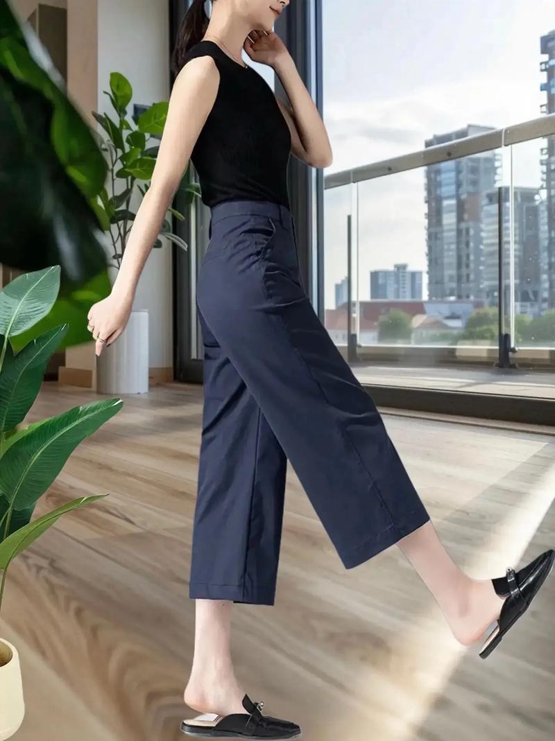 身高164七分裤穿多长的合适_七分裤长度因人而异，小个子选八分九分显高