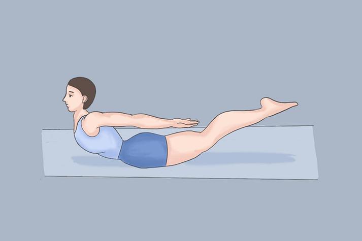 燕子飞背部肌肉锻炼_燕子飞锻炼背肌，稳固脊柱