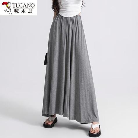 深灰色长裙可以配黑白条纹上衣吗_深灰长裙百搭，配条纹上衣时尚又好看