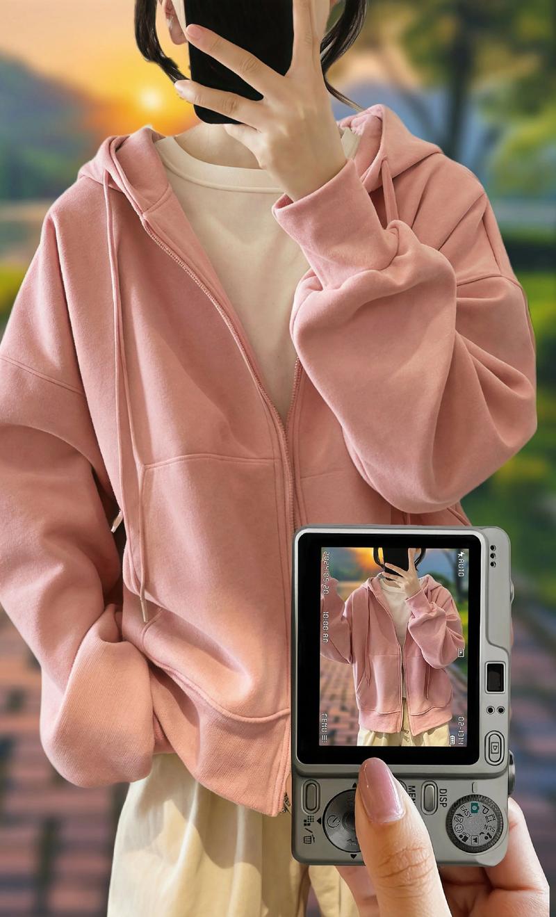 戴帽子卫衣配什么外套_随性时尚，个性百变！