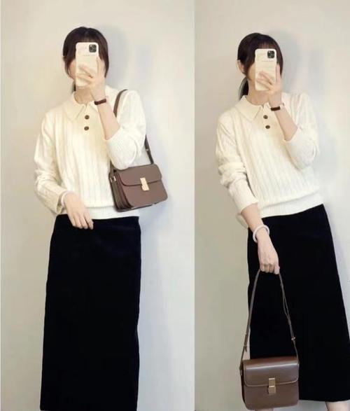 灯芯绒半身裙搭配_复古百搭，时尚必备