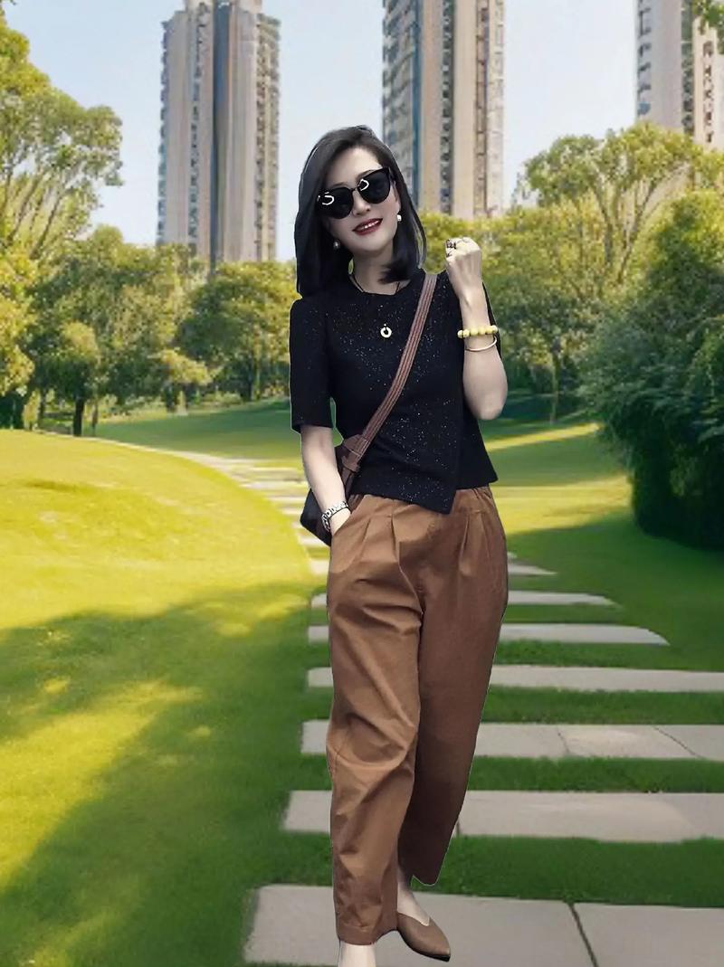 焦糖色的上衣配什么颜色的裤子好看_温暖甜蜜，多色可选