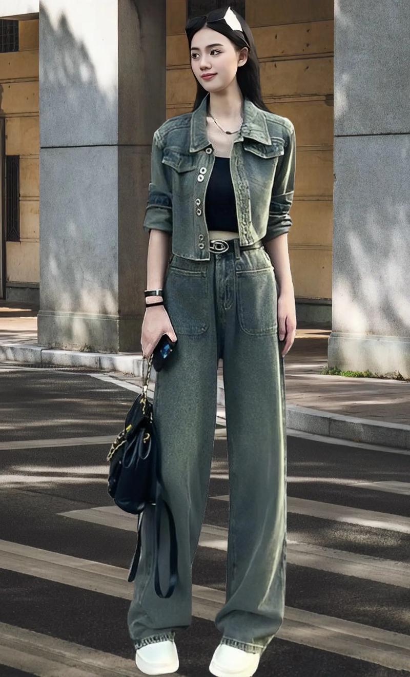 短上衣配什么裤子好看_高腰显高，阔腿大气，窄裤显腿长，长裙优雅，牛仔休闲