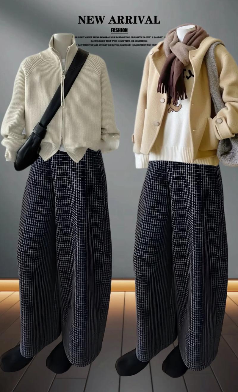 毛呢格子裤配什么上衣_秋冬百搭,风格随心变 毛呢格子裤配什么上衣_秋冬百搭,风格随心变