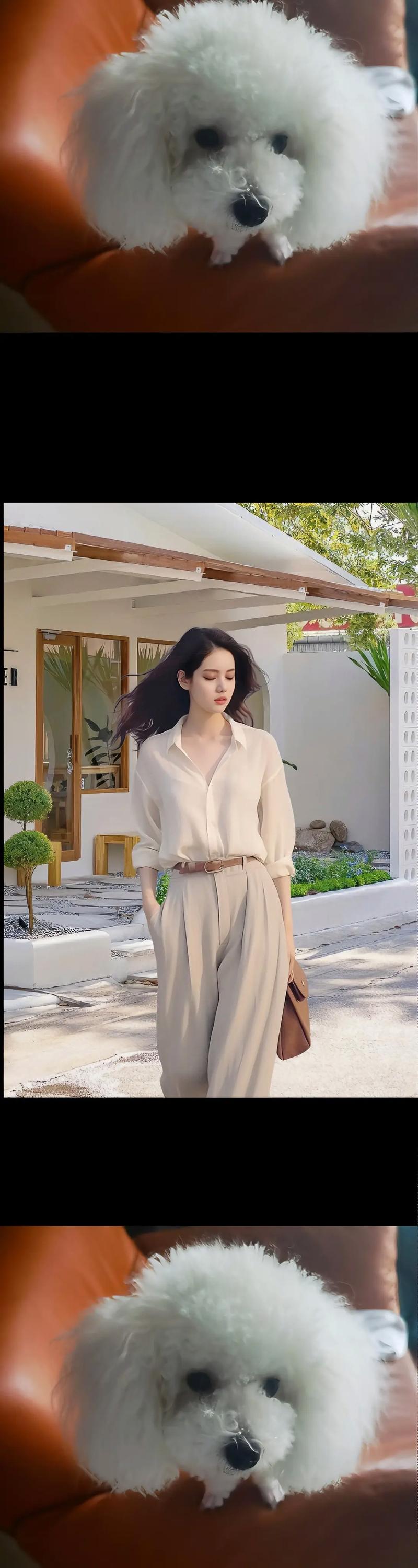 杏白色裤子配什么颜色上衣_清爽复古个性干练 杏白色裤子配什么颜色上衣_清爽复古个性干练