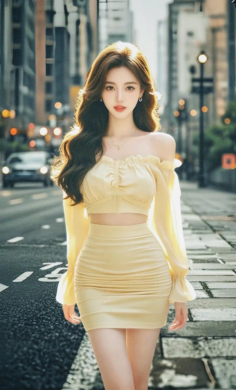 黄先生包臀裙最经典三个款式_吸睛明黄包臀裙，气质自信必备！