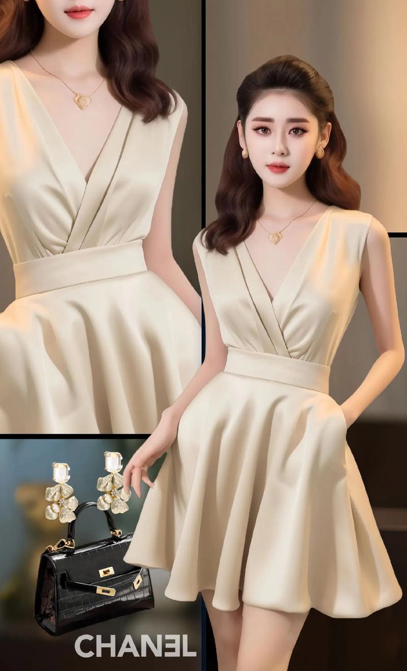 香槟色裙子最佳配色_香槟裙时尚搭法,优雅又高级! 香槟色裙子最佳配色_香槟裙时尚搭法,优雅又高级!