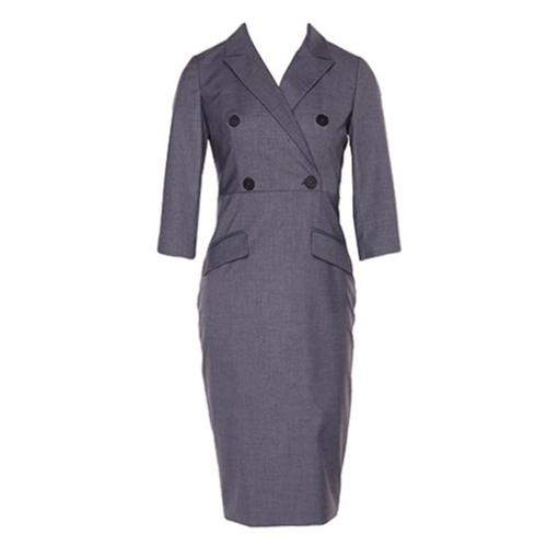 深灰色裙子最佳配色_深灰裙子多搭配，红粉蓝紫显风格