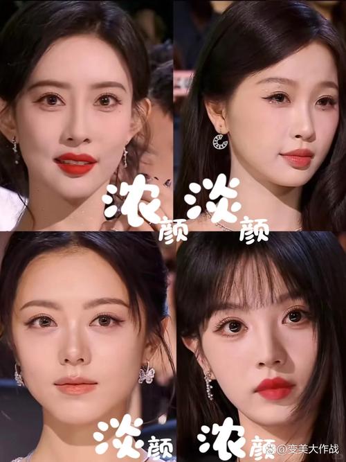 一人化妆模仿多个明星_素颜变名人，惊艳众人！