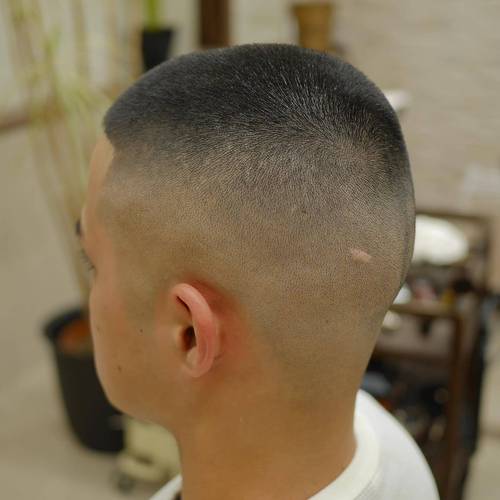 周围剃光只留头顶的发型_个性发型大比拼