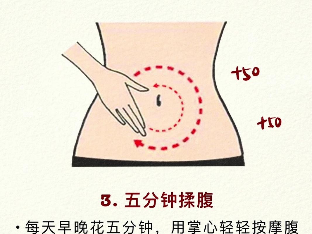 痛经揉肚子10个步骤_腹部按摩调理，促进循环止痛