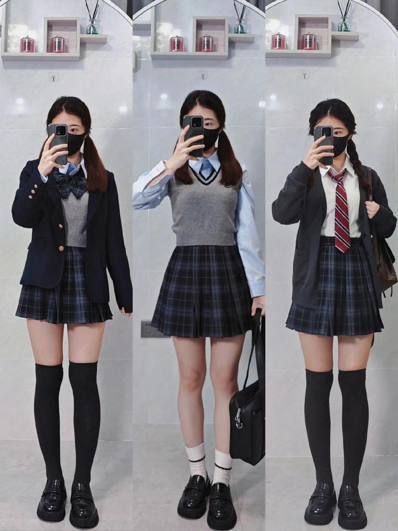 穿jk搭配什么发型好看_双马尾丸子头披肩发，修饰脸型，打造清新个性造型！