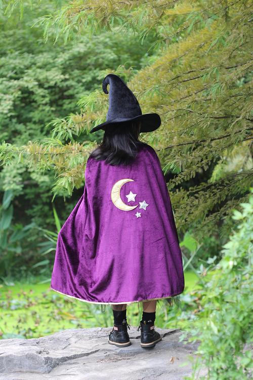 戴巫师帽紫色头发麻花辫_Sally Dorasnow惊艳演绎！洛琪希巫师帽辫发造型太美了