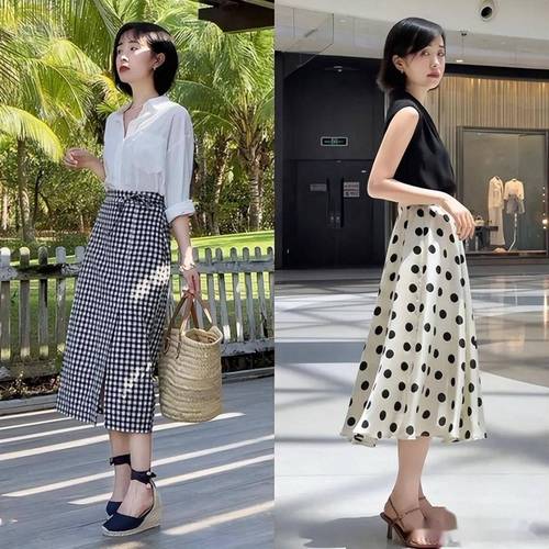 穿半身裙配什么头发_白衬衫配半裙显气质，发型多样显女性化