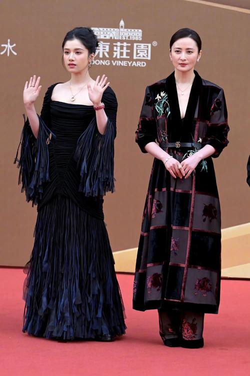 海清黑色丝袜配黑色衣服照片_海清登WSJ封面，黑丝皮裙展性感霸气