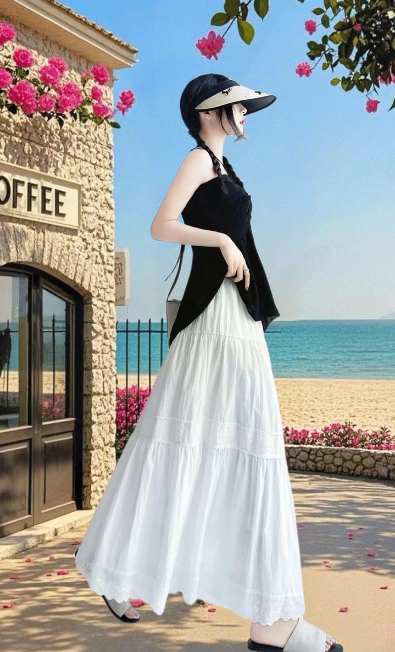 白裙子搭配什么发型_白裙搭发型，温柔俏皮又优雅