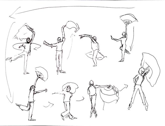 尖子的四个八拍动作_节奏流畅，协调提升！