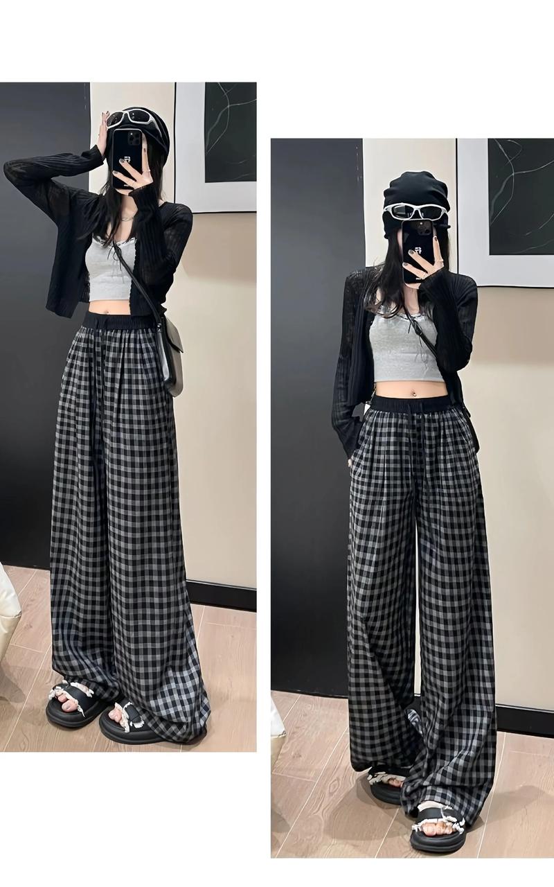 矮个子适合穿格子裤吗_矮个子穿裤子，选对显高