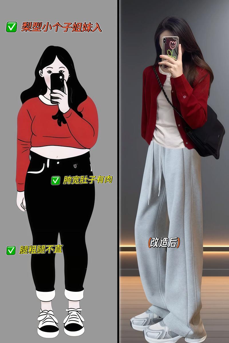 女胖子适合穿卫裤还是牛仔裤_舒适显瘦卫裤牛仔裤，百搭休闲显气质
