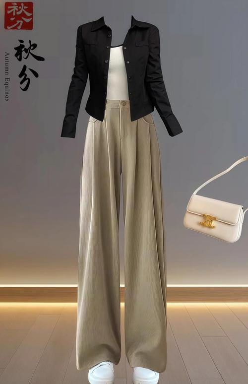 灯心绒阔腿裤最佳搭配_秋冬百搭时尚，显高显瘦必备！