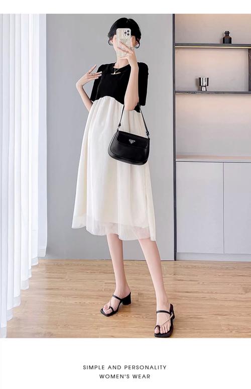 胸小肚子大适合什么裙子_高腰A字裙宽松连衣裙直筒裙裹身裙伞裙，修饰身材显曲线！