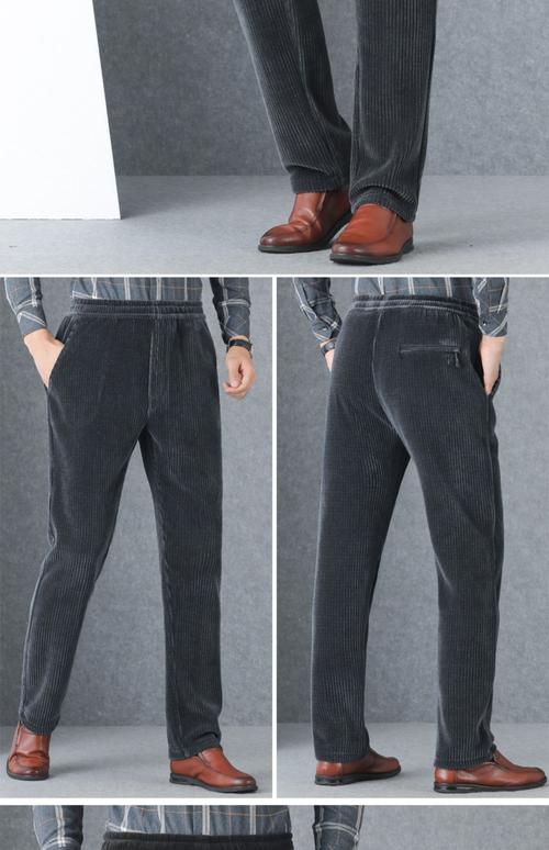 男灯芯绒裤子搭配_百搭复古灯芯绒裤子，穿出时尚感！