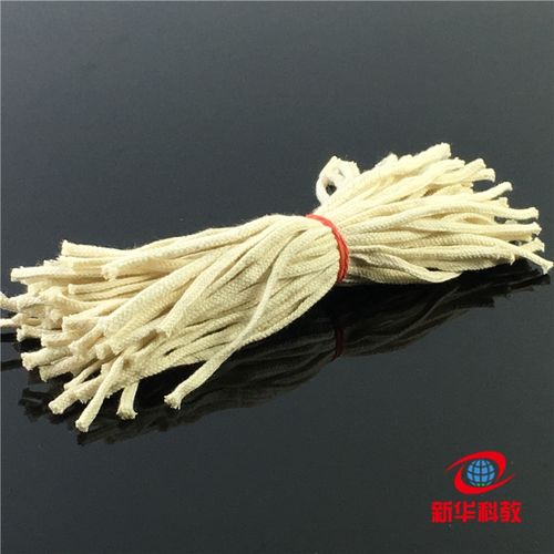 酒精灯的灯芯是什么材料_酒精灯芯用棉纱线，安全好，别用嘴吹！