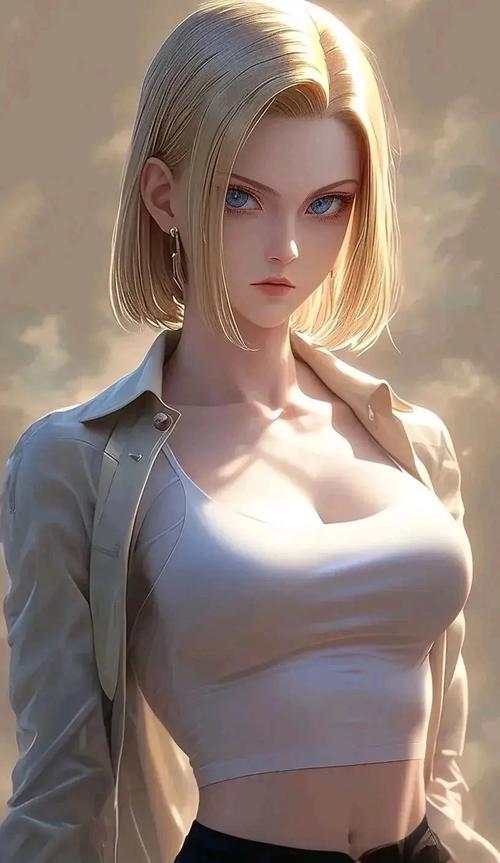 七龙珠人造人18号什么发型_龙珠冷艳女神，高傲又善良！