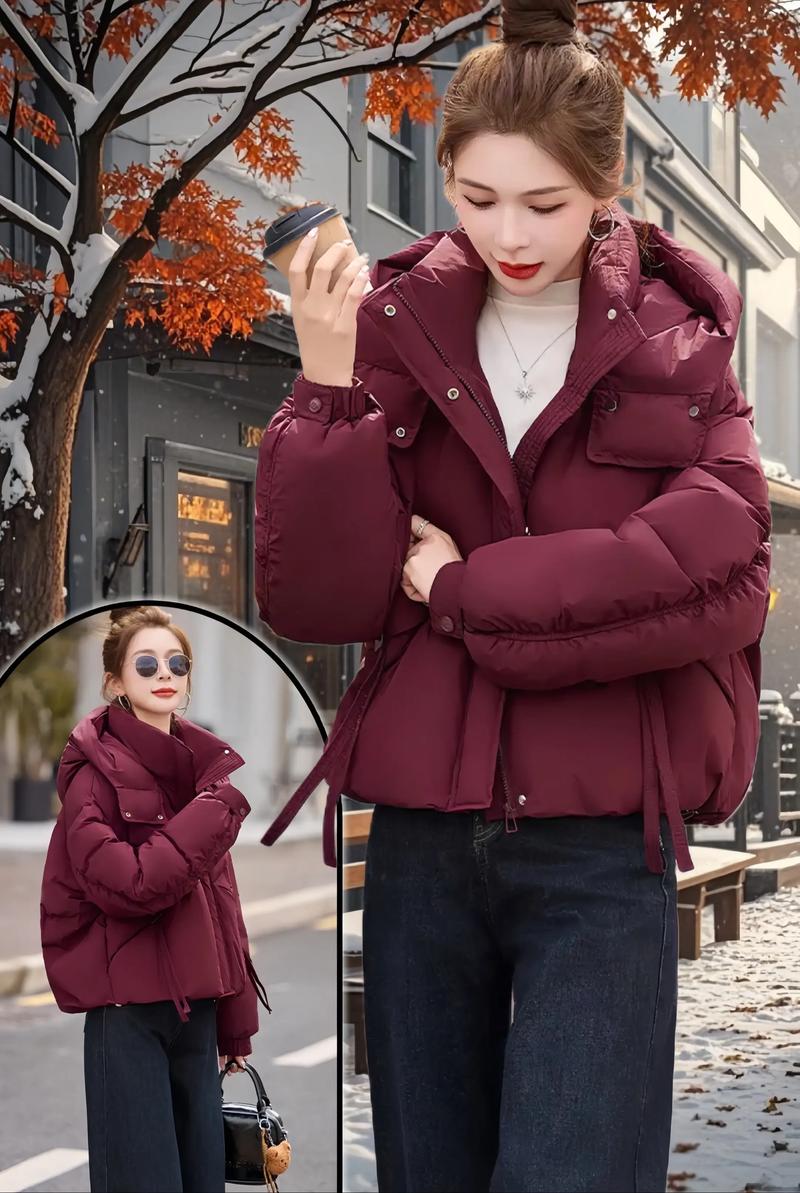 安可拉红色羽绒服怎么搭配_安可拉红色羽绒服 百搭时尚初冬穿搭