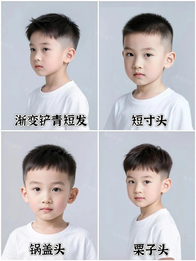 男7童发型_超短寸头飞机头时尚烫发等