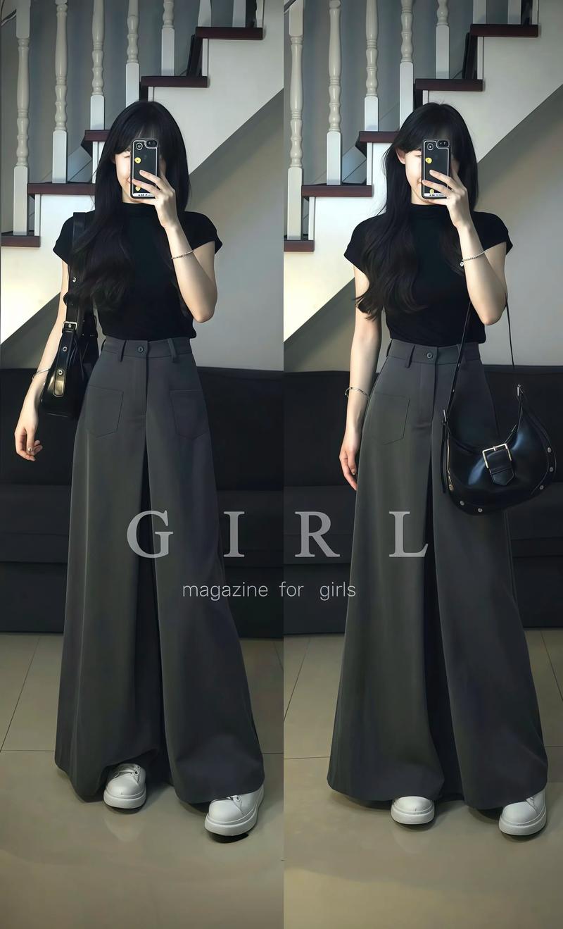 水洗黑短款上衣配什么裤子_黑色上衣百搭,配裤多样显风格 水洗黑短款上衣配什么裤子_黑色上衣百搭,配裤多样显风格